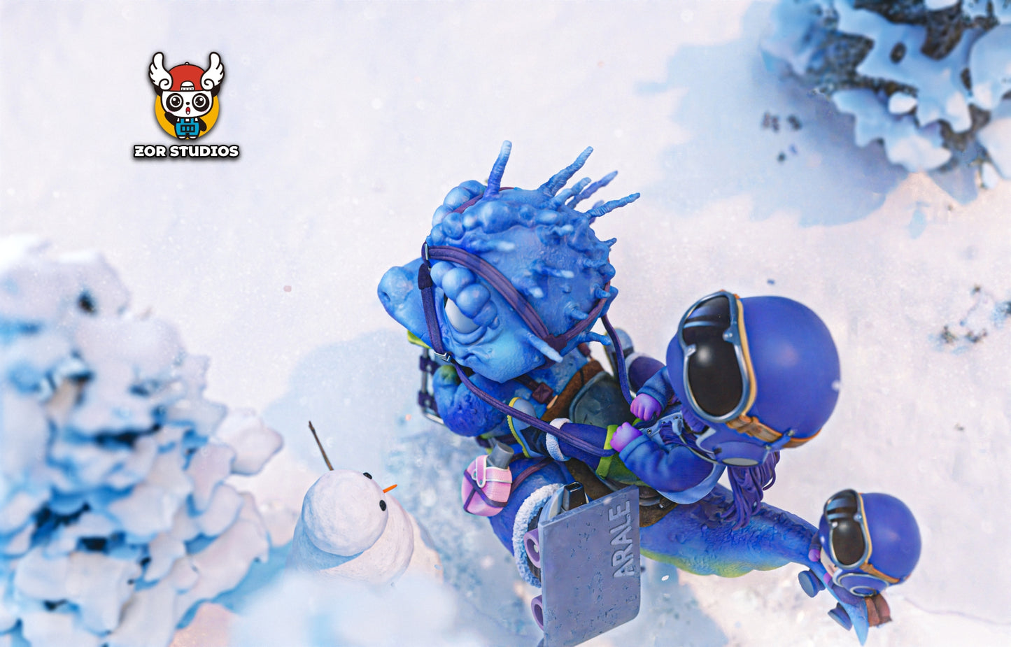 ZOR Studio - Arale Riding a Dragon