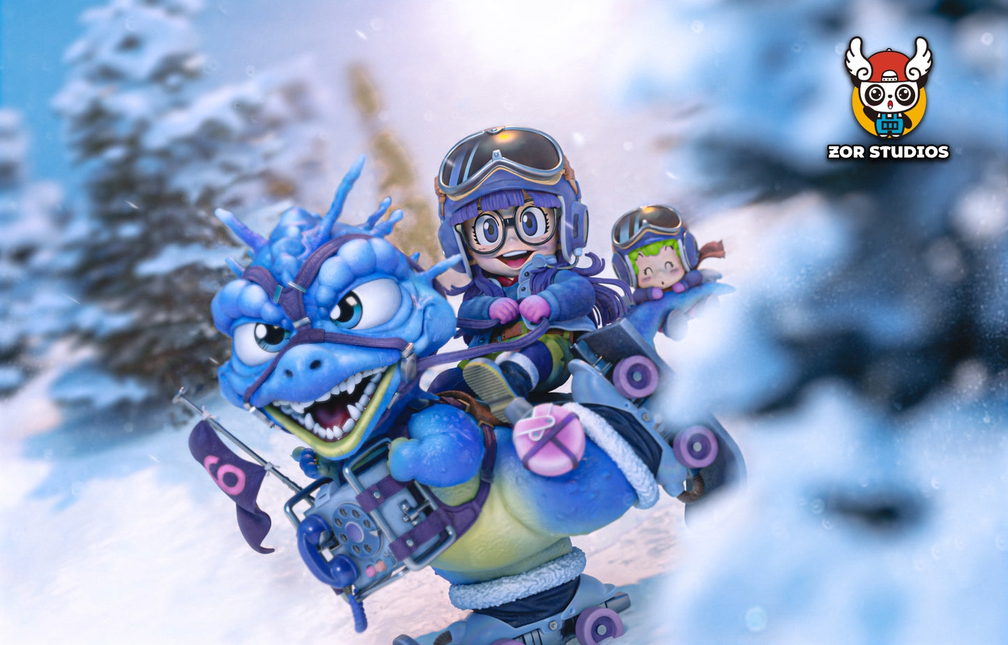 ZOR Studio - Arale Riding a Dragon