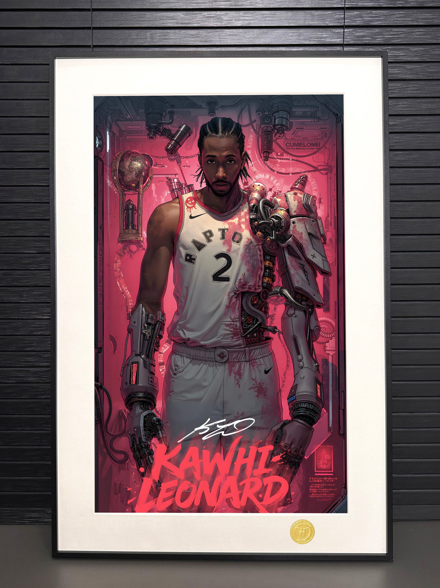 H-TWO Studio - Kawhi Leonard Raptors Clippers Poster Frame