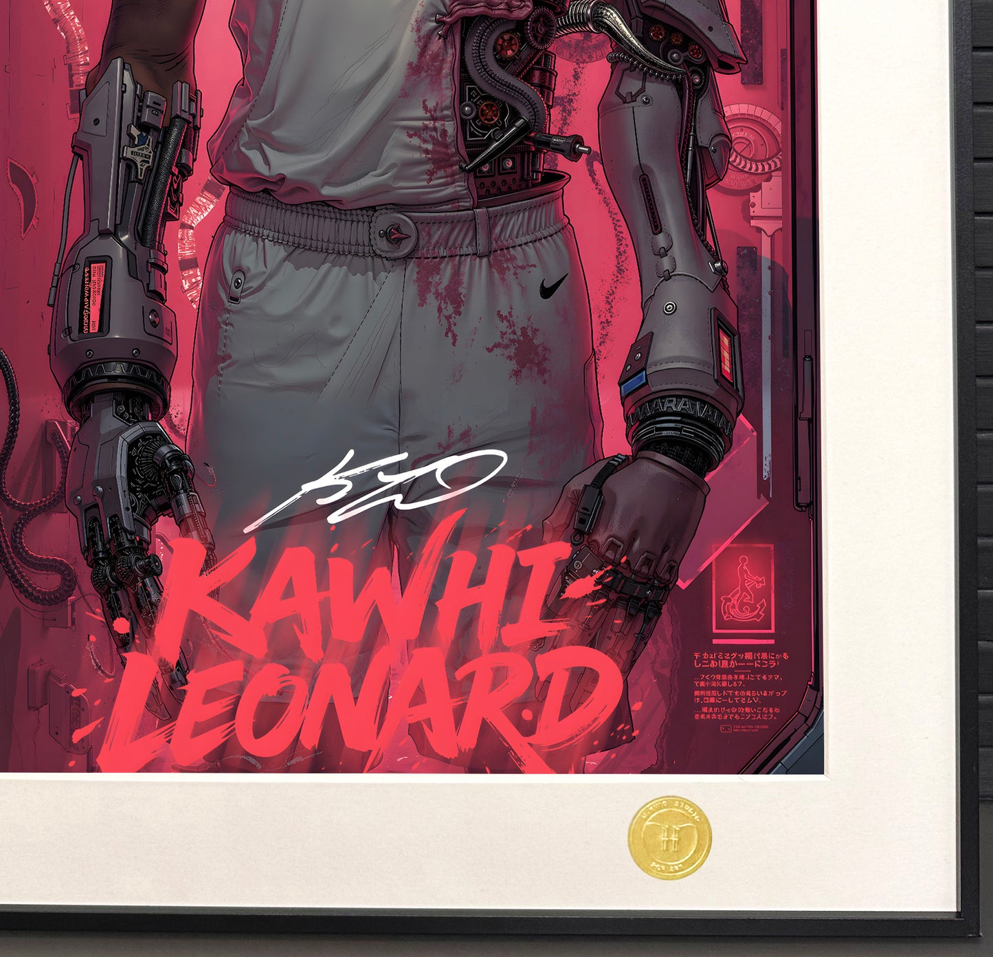 H-TWO Studio - Kawhi Leonard Raptors Clippers Poster Frame