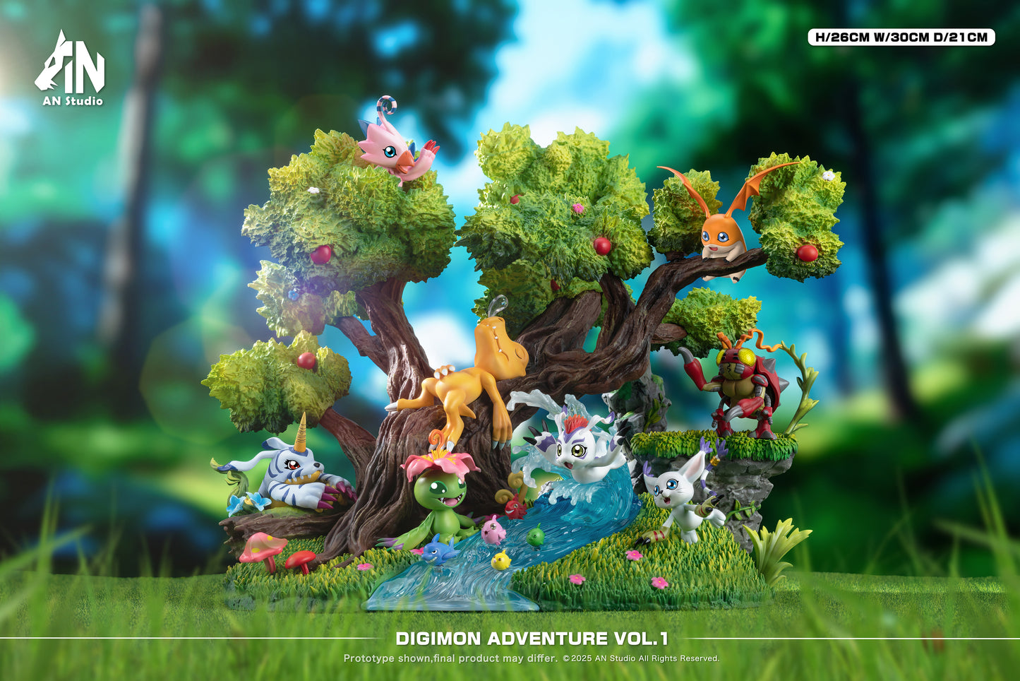 AN Studio - Digimon Desktop Ecology Series 01