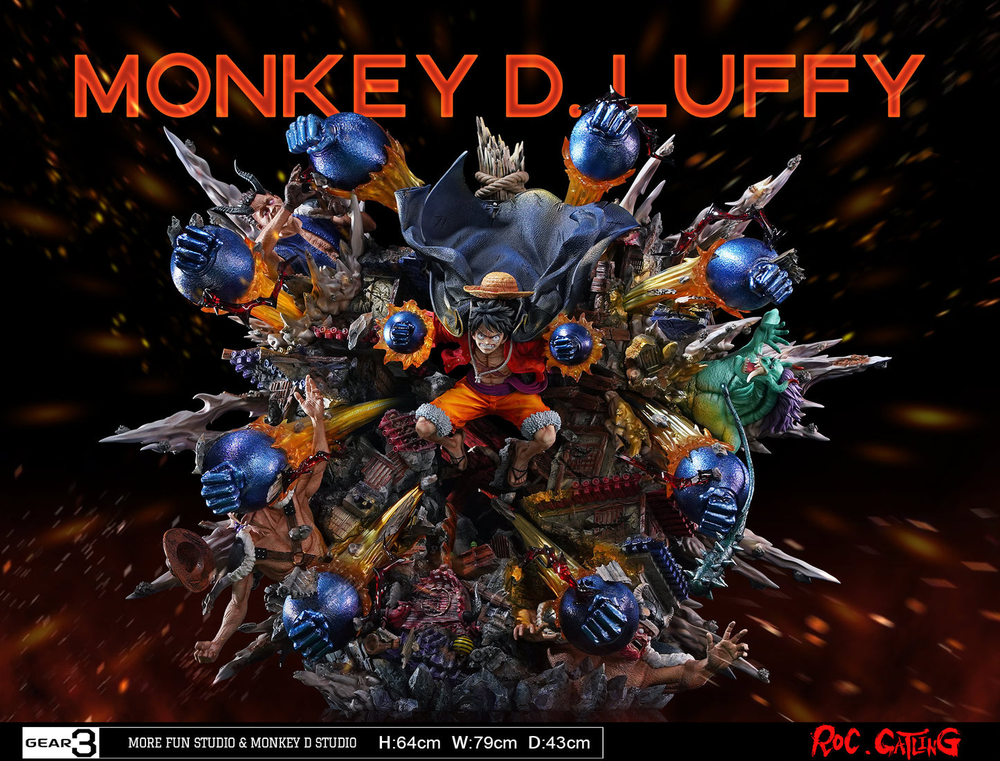 More Fun Studio X Monkey D. Studio - Monkey D. Luffy GEAR3