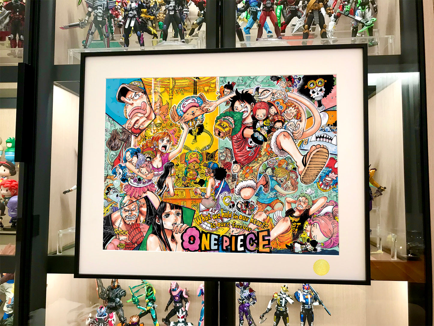 Xing Kong Studio - Straw Hat Crew Claw Machine Poster Frame