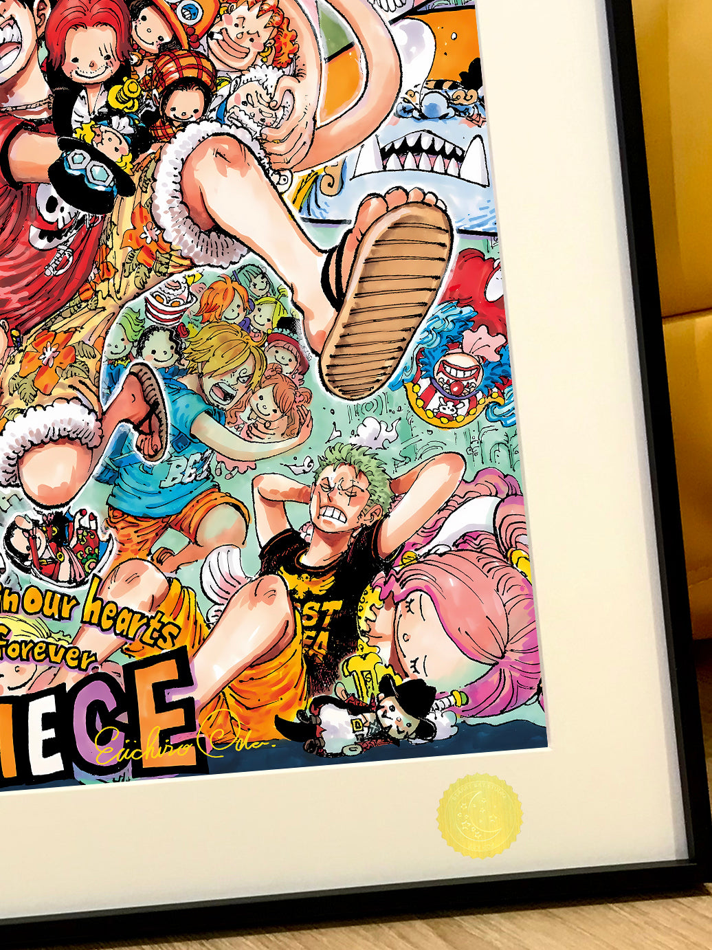 Xing Kong Studio - Straw Hat Crew Claw Machine Poster Frame