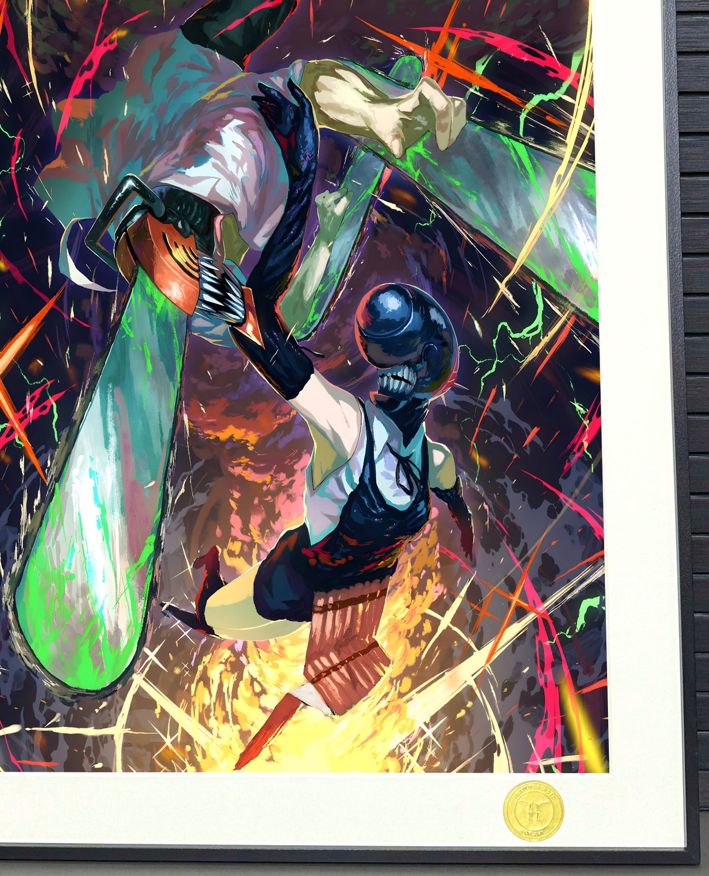 H-Two Studio - Denji & Reze Poster Frame