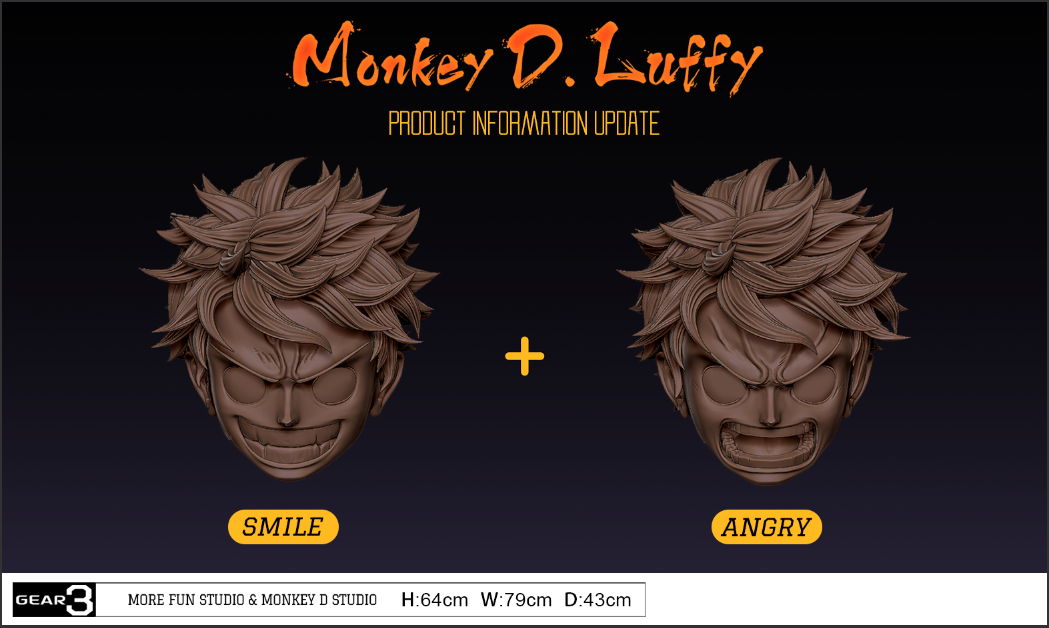 More Fun Studio X Monkey D. Studio - Monkey D. Luffy GEAR3