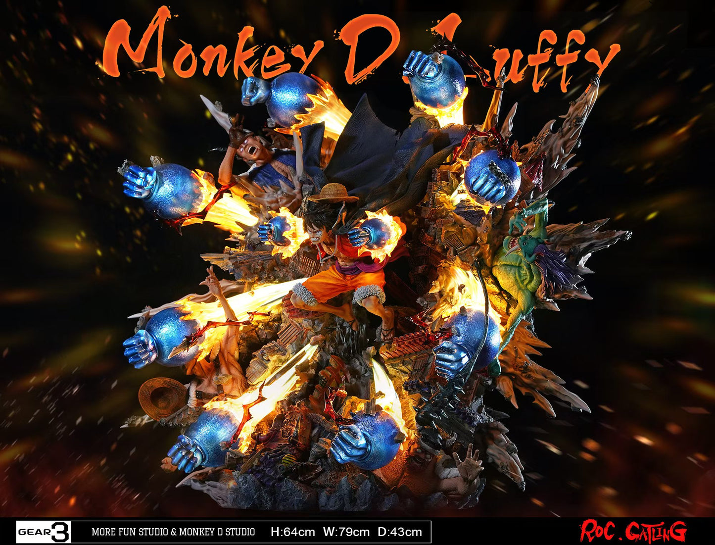 More Fun Studio X Monkey D. Studio - Monkey D. Luffy GEAR3