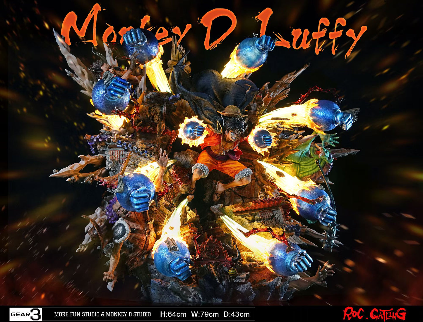 More Fun Studio X Monkey D. Studio - Monkey D. Luffy GEAR3
