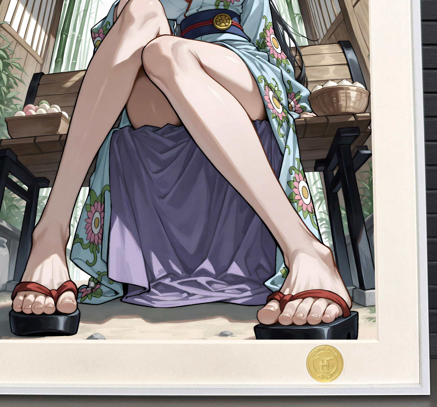 H-Two Studio - Kimono Boa Hancock Poster Frame