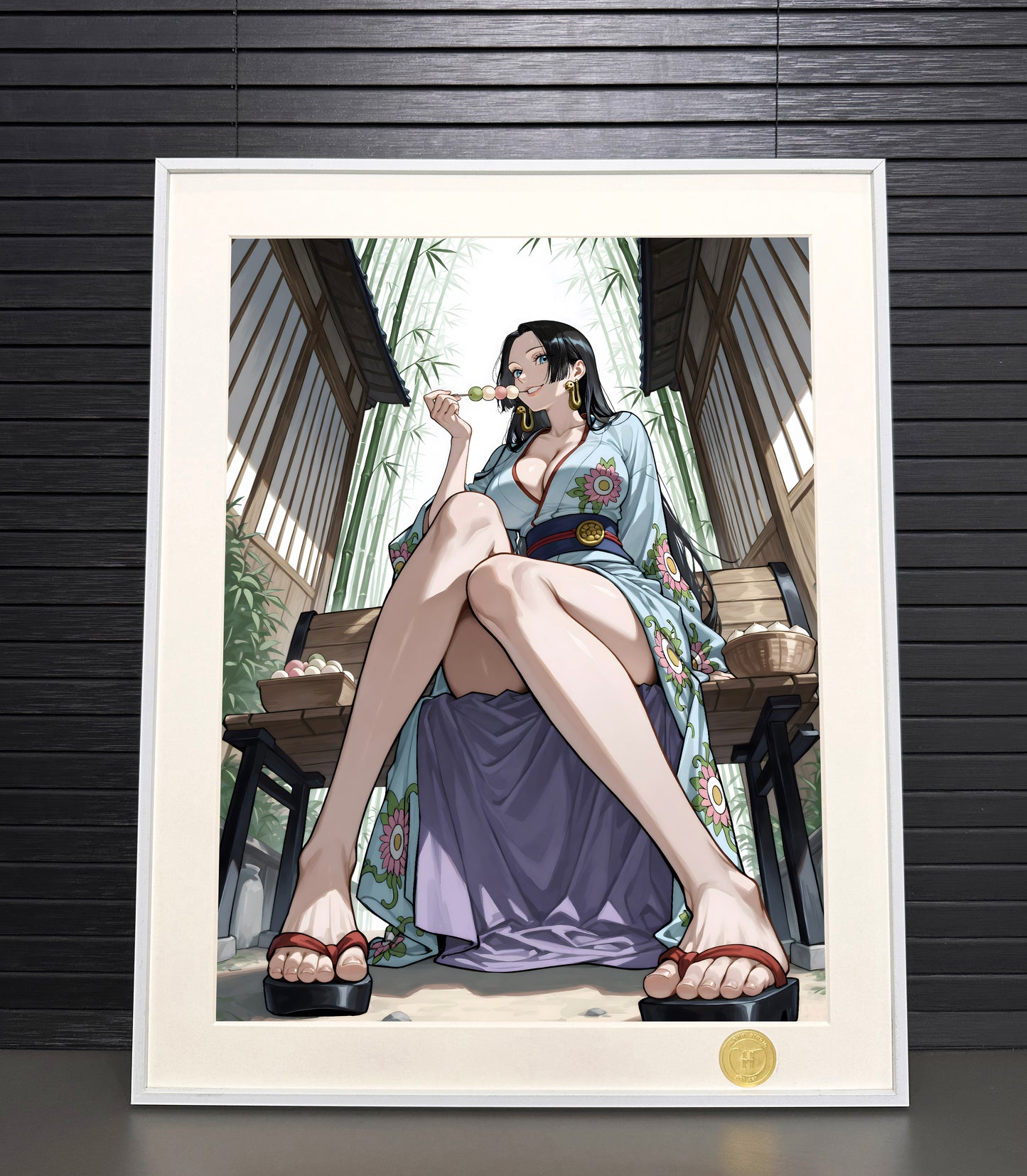 H-Two Studio - Kimono Boa Hancock Poster Frame