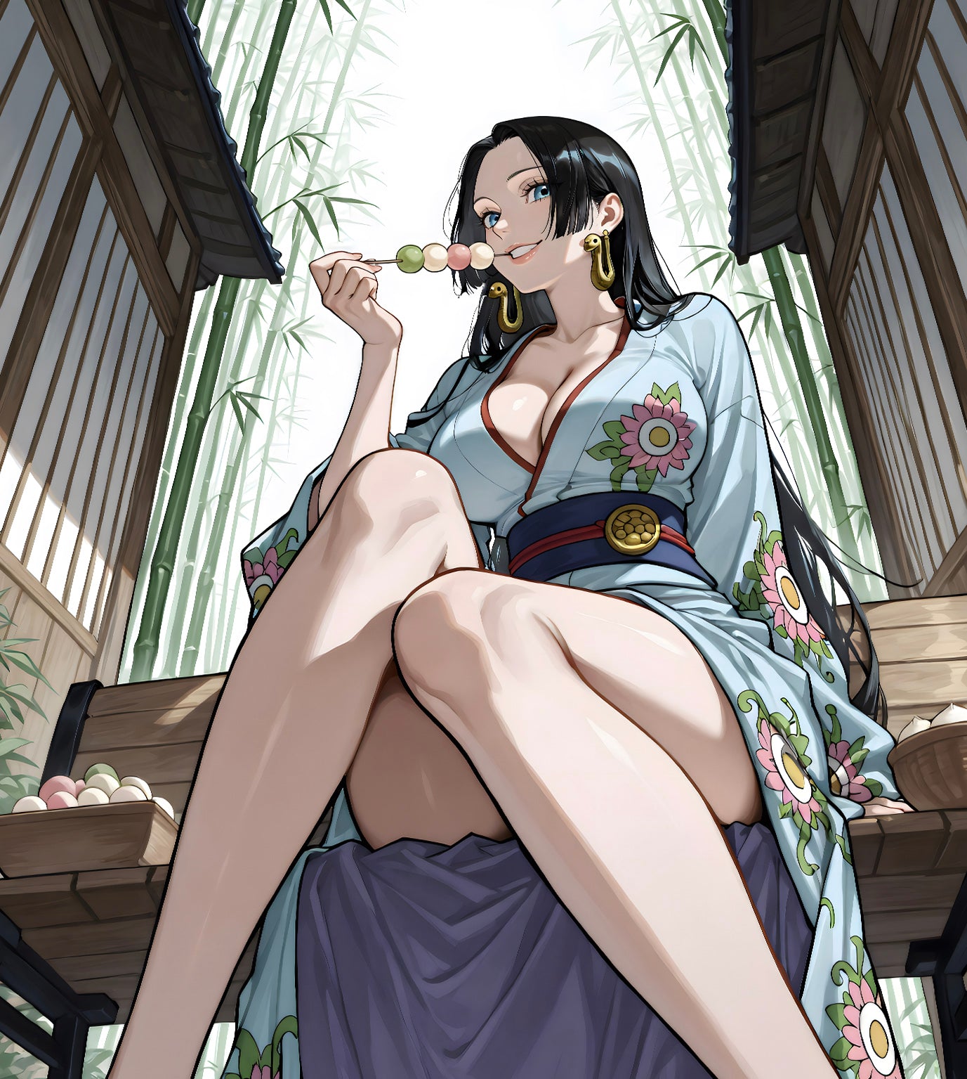 H-Two Studio - Kimono Boa Hancock Poster Frame