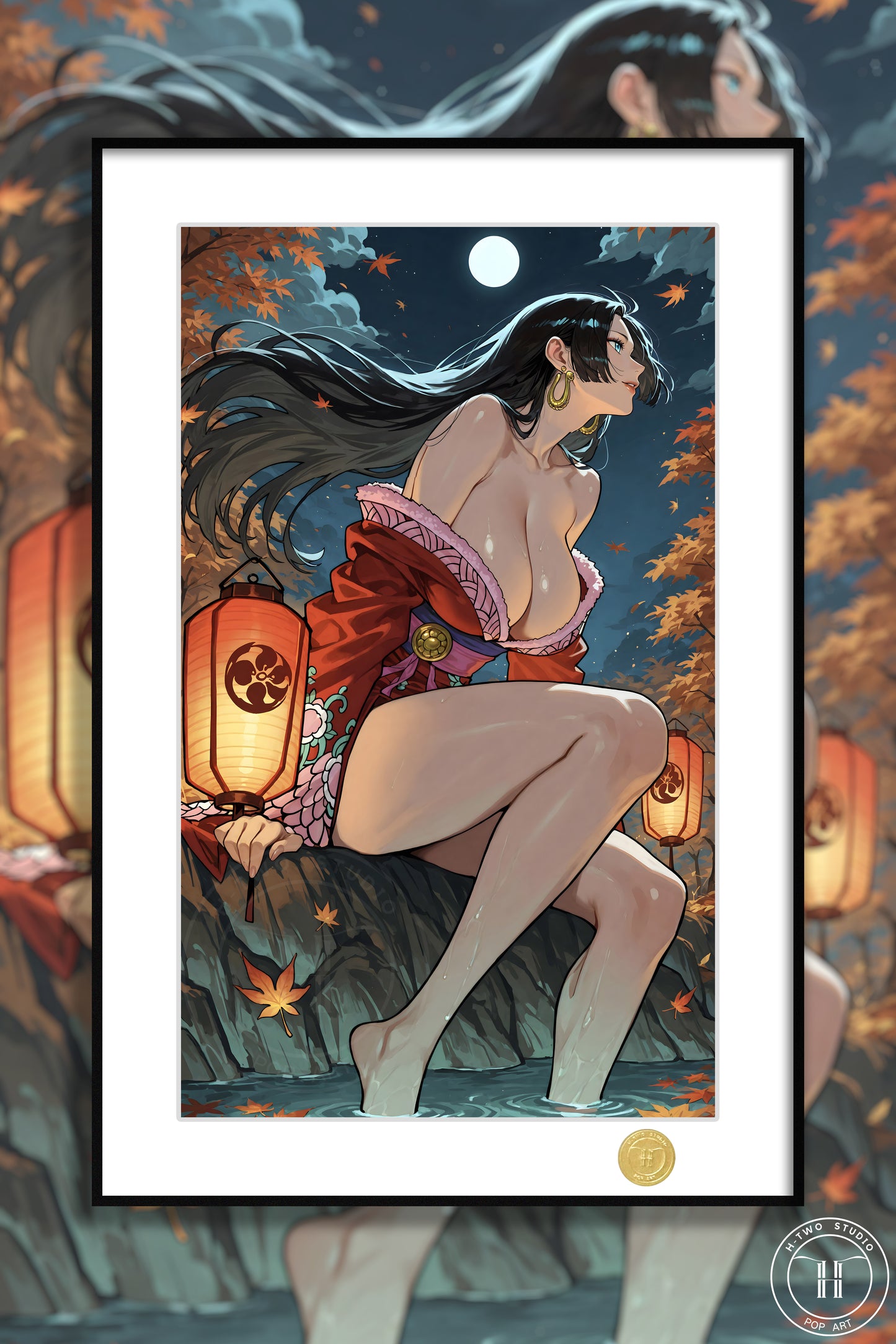 H-Two Studio - Boa Hancock Poster Frame