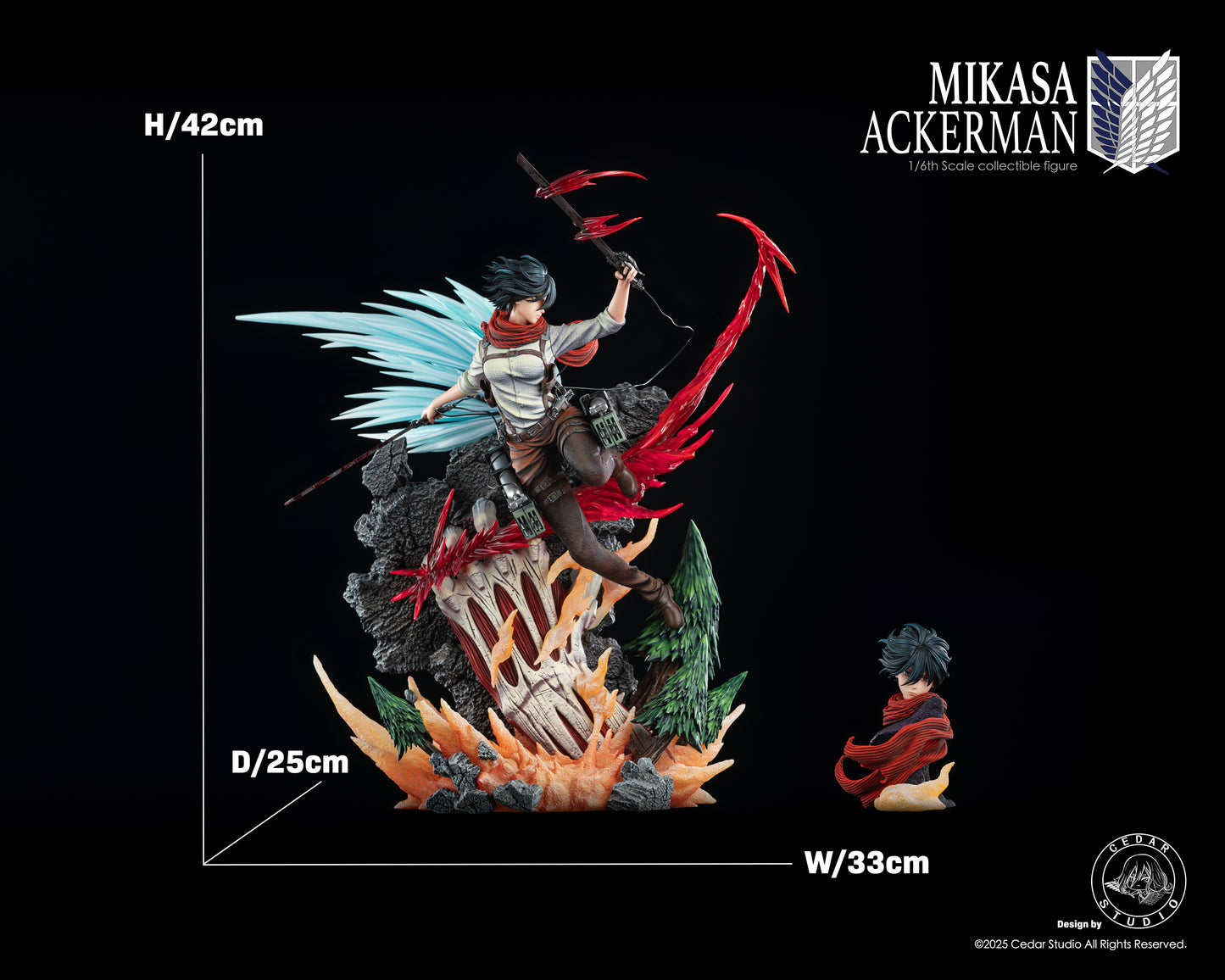 Cedar Studio - Mikasa Ackerman
