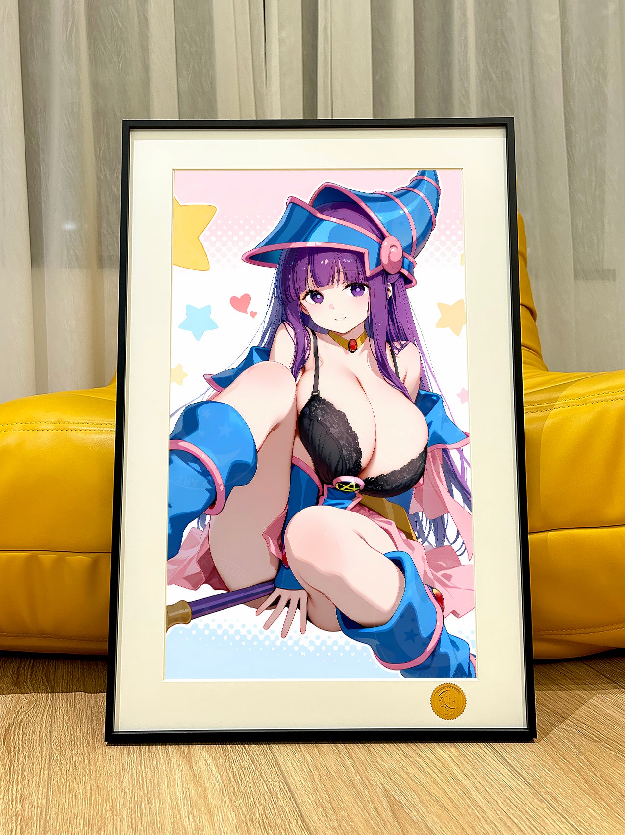 Xing Kong Studio - Dark Magician Girl Cosplay Fern Poster Frame