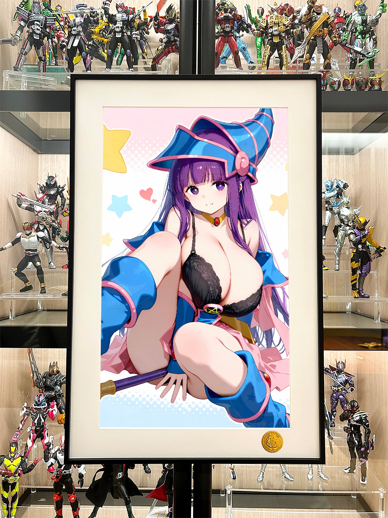 Xing Kong Studio - Dark Magician Girl Cosplay Fern Poster Frame