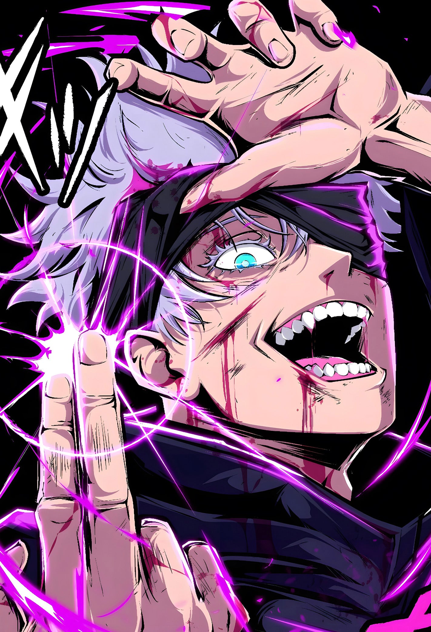 H-TWO Studio - Satoru Gojo Poster Frame