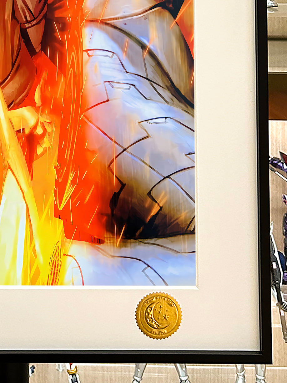 Xing Kong Studio - Future Warrior Super Saiyan Trunks Poster Frame