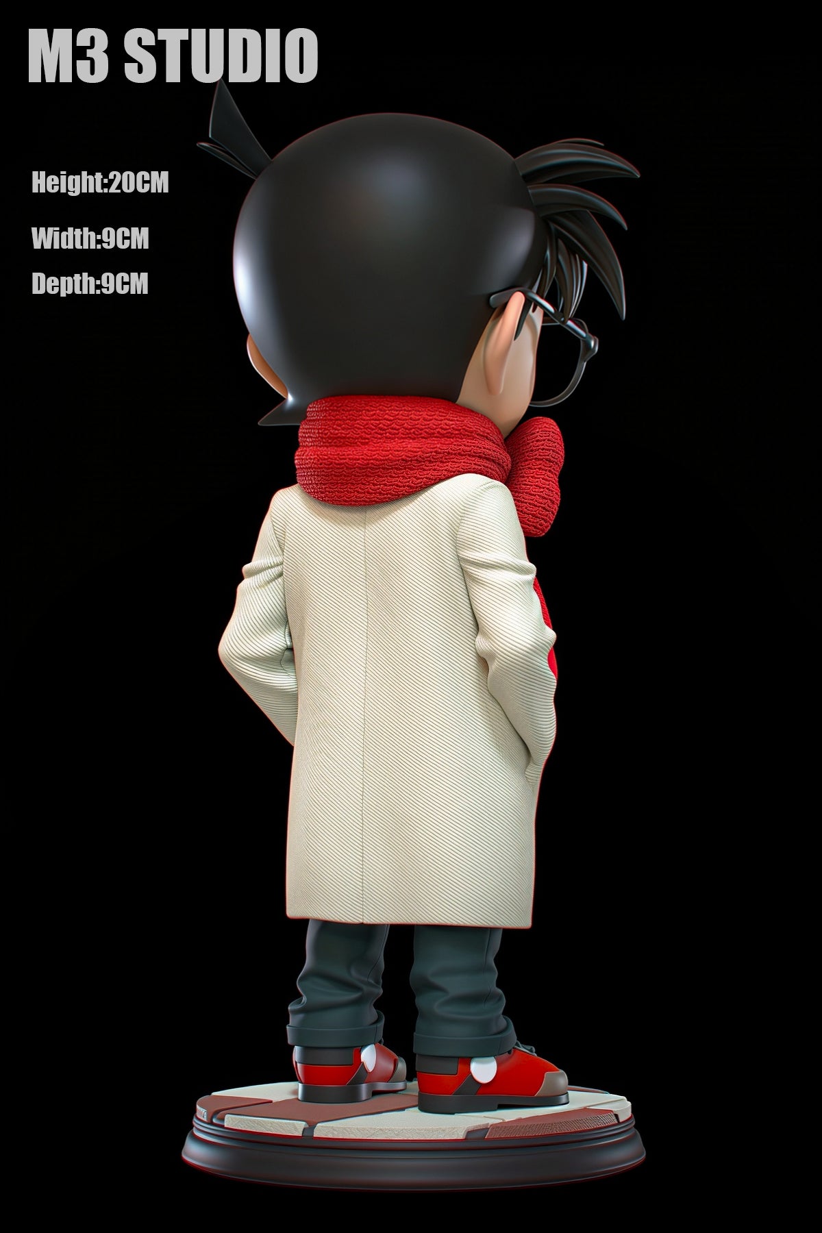 M3 Studio - Red Ribbon Scarf Conan Edogawa Chibi