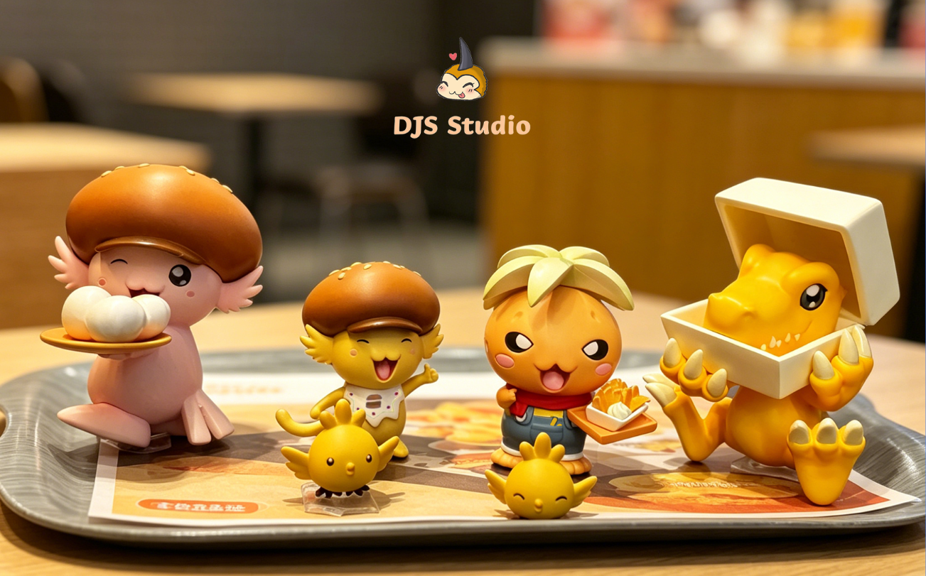 DJS Studio - Burgamon & EbiBurgamon & Potamon & Chickmon & Agumon