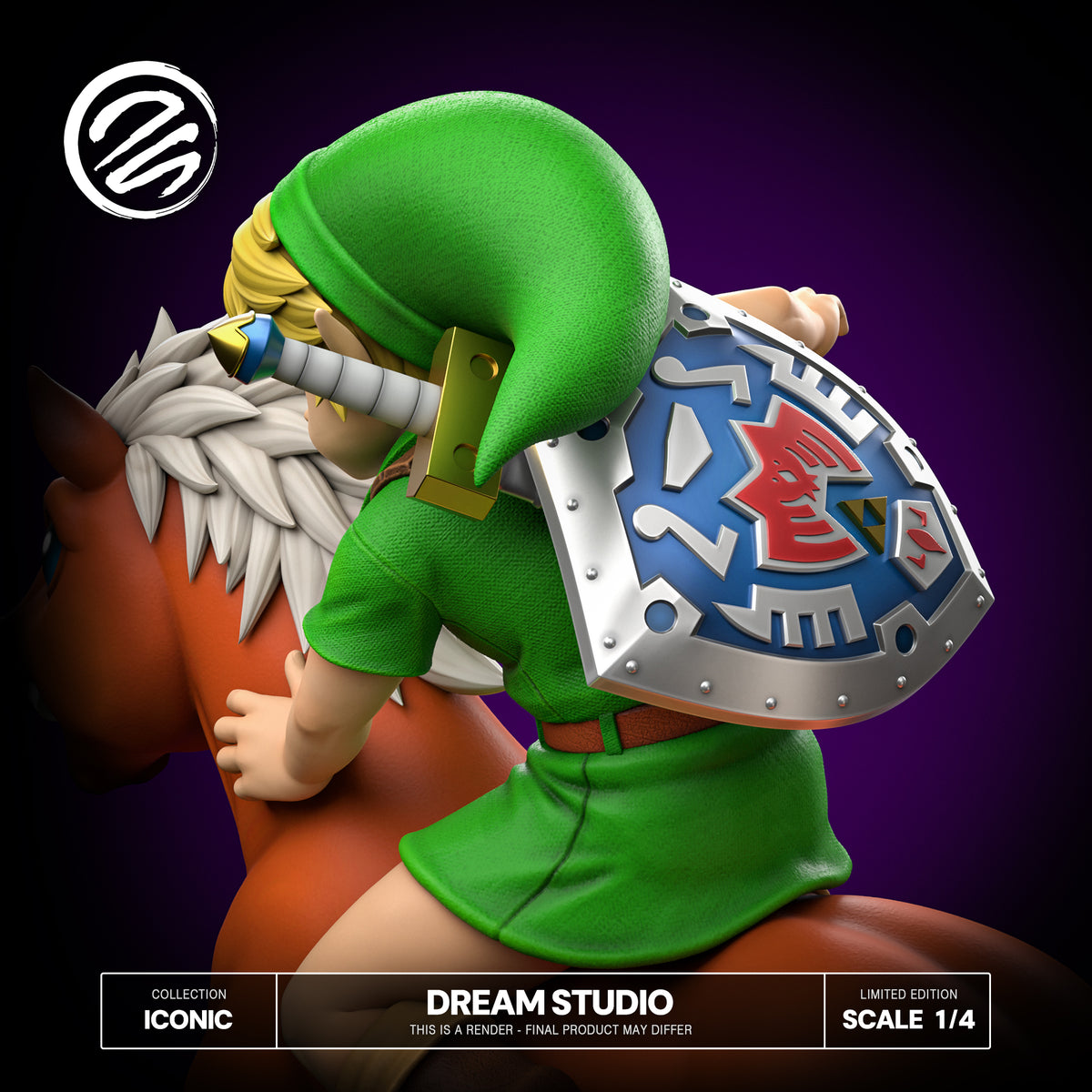 Dream Studio - Young Link and Epona