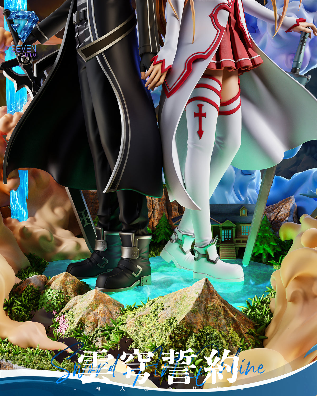 Seven Studio - Oath of Cloud Firmament Kirito X Yuuki Asuna