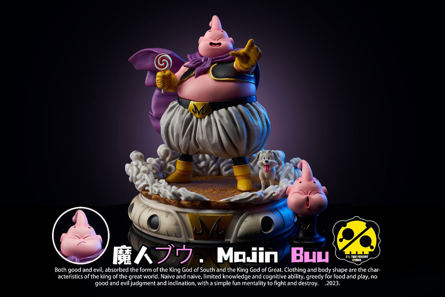 2% Studio - Fat Majin Buu Holding A Lollipop