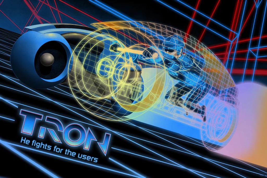 Movie Poster - "Tron" Foil Variant Poster