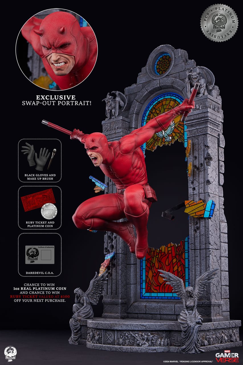 Premium Collectibles Studio (PCS) - Daredevil 1:3 Scale Platinum Edition
