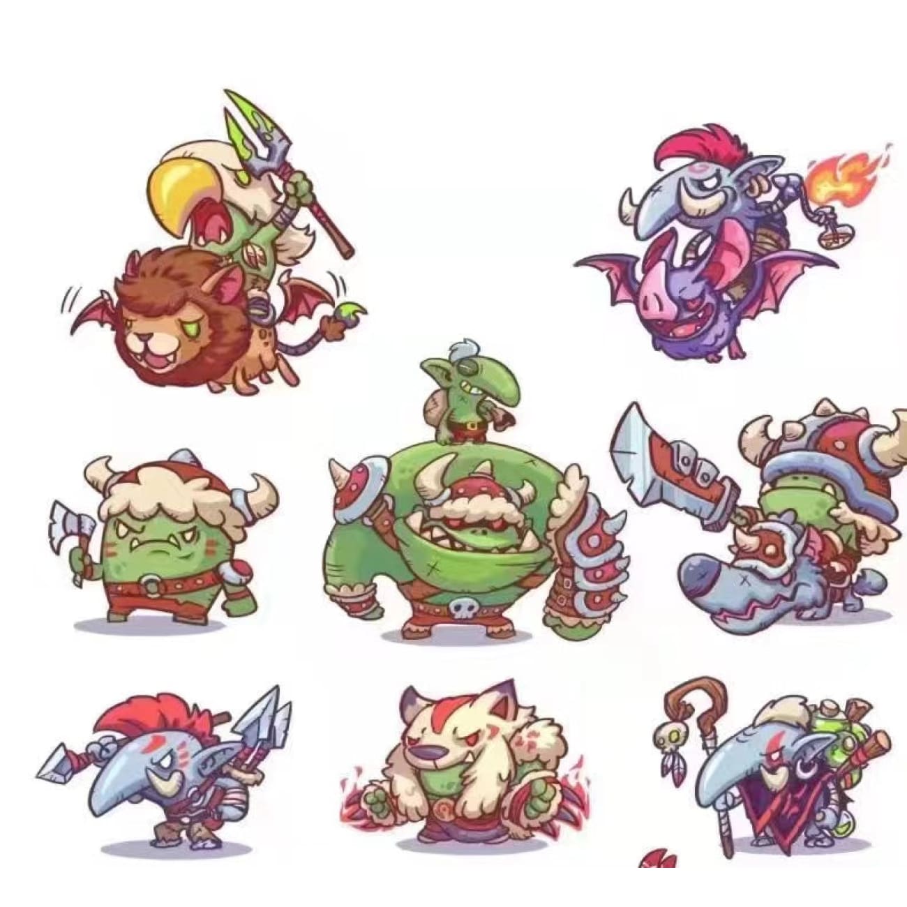 Aijang Studio - Orc Grunt / Human Footie