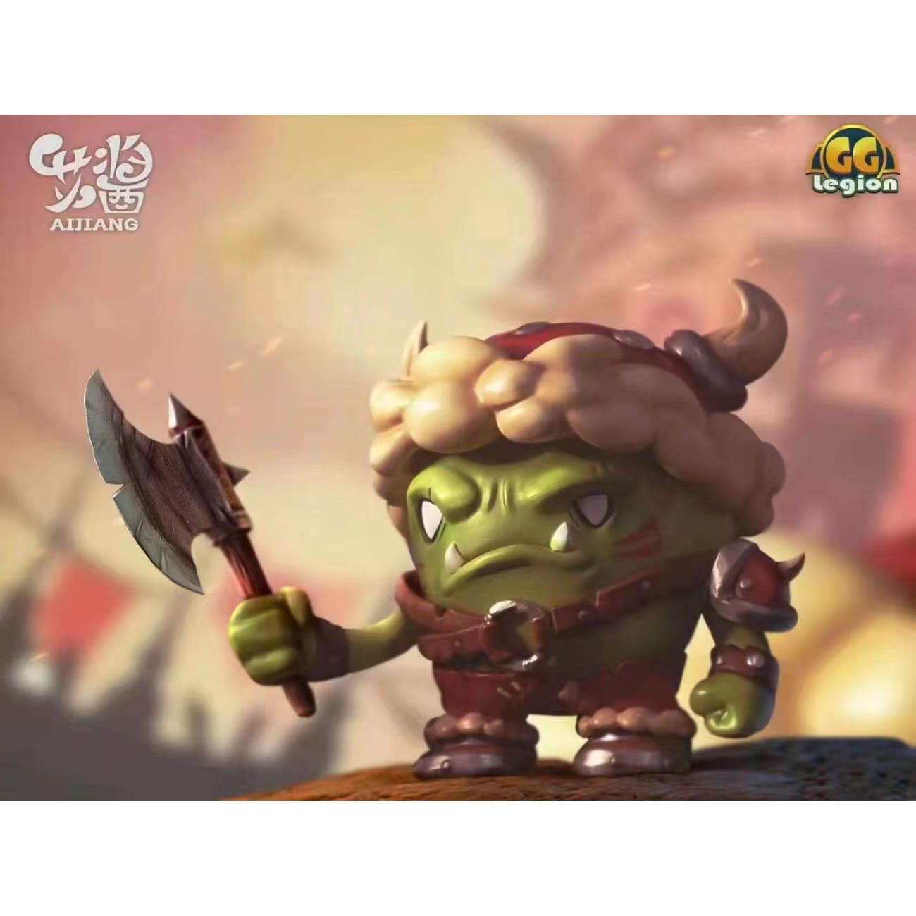 Aijang Studio - Orc Grunt / Human Footie