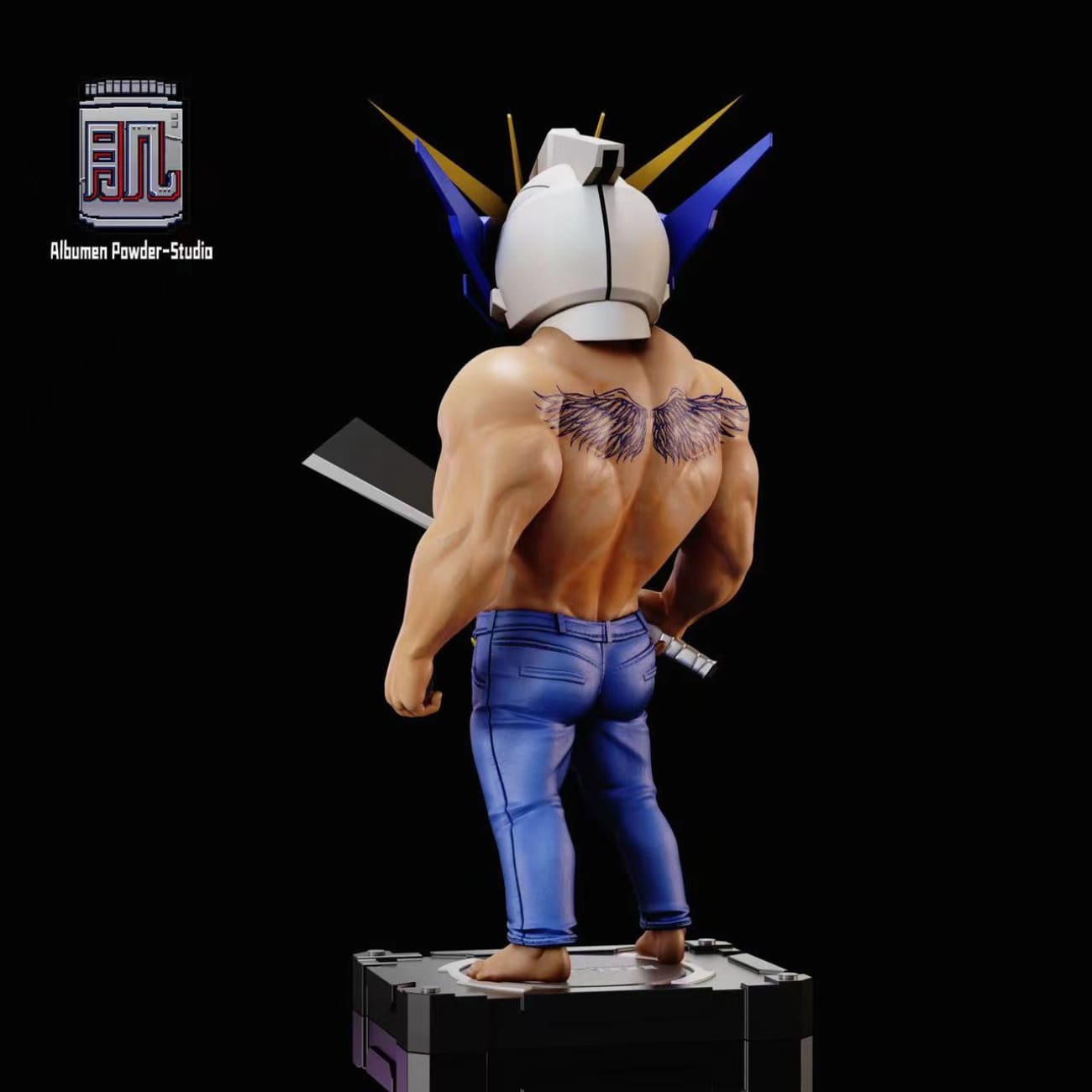 Albumen Powder Studio - Muscular Wing Gundam x Causway Bay Gangster