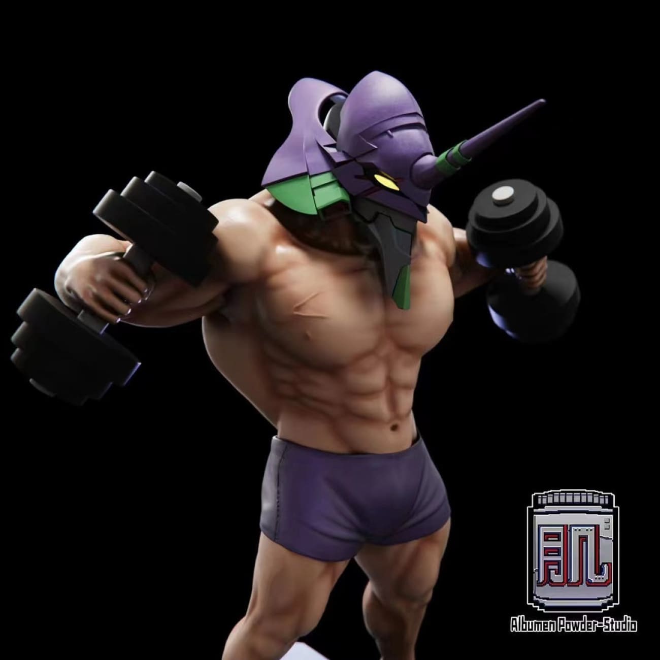 Albumen Power Studio - Muscle Man Evangelion 01