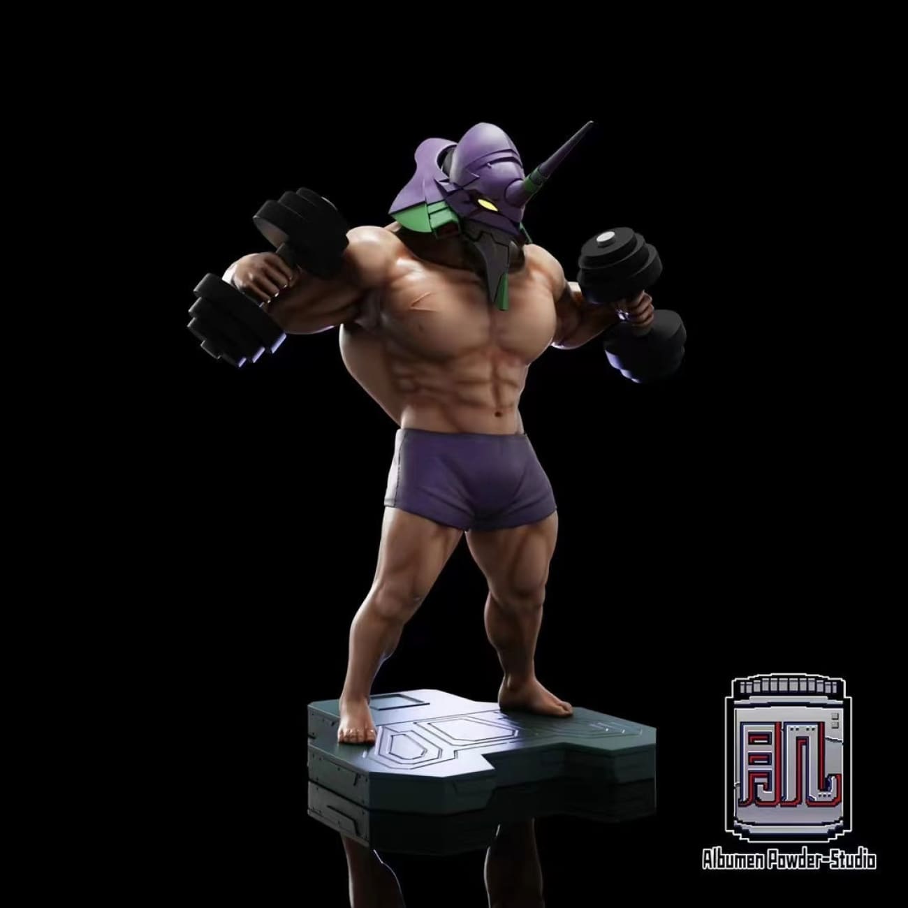 Albumen Power Studio - Muscle Man Evangelion 01