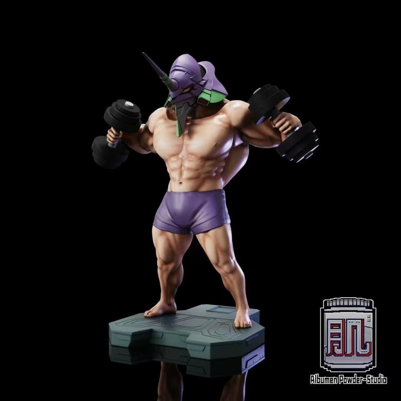 Albumen Power Studio - Muscle Man Evangelion 01