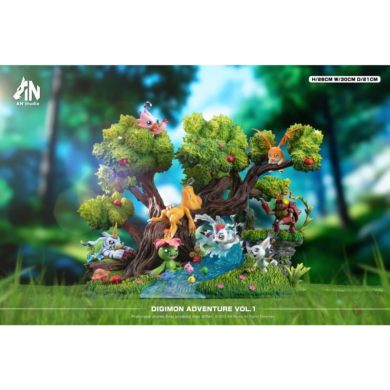 AN Studio - Digimon Desktop Ecology Series 01