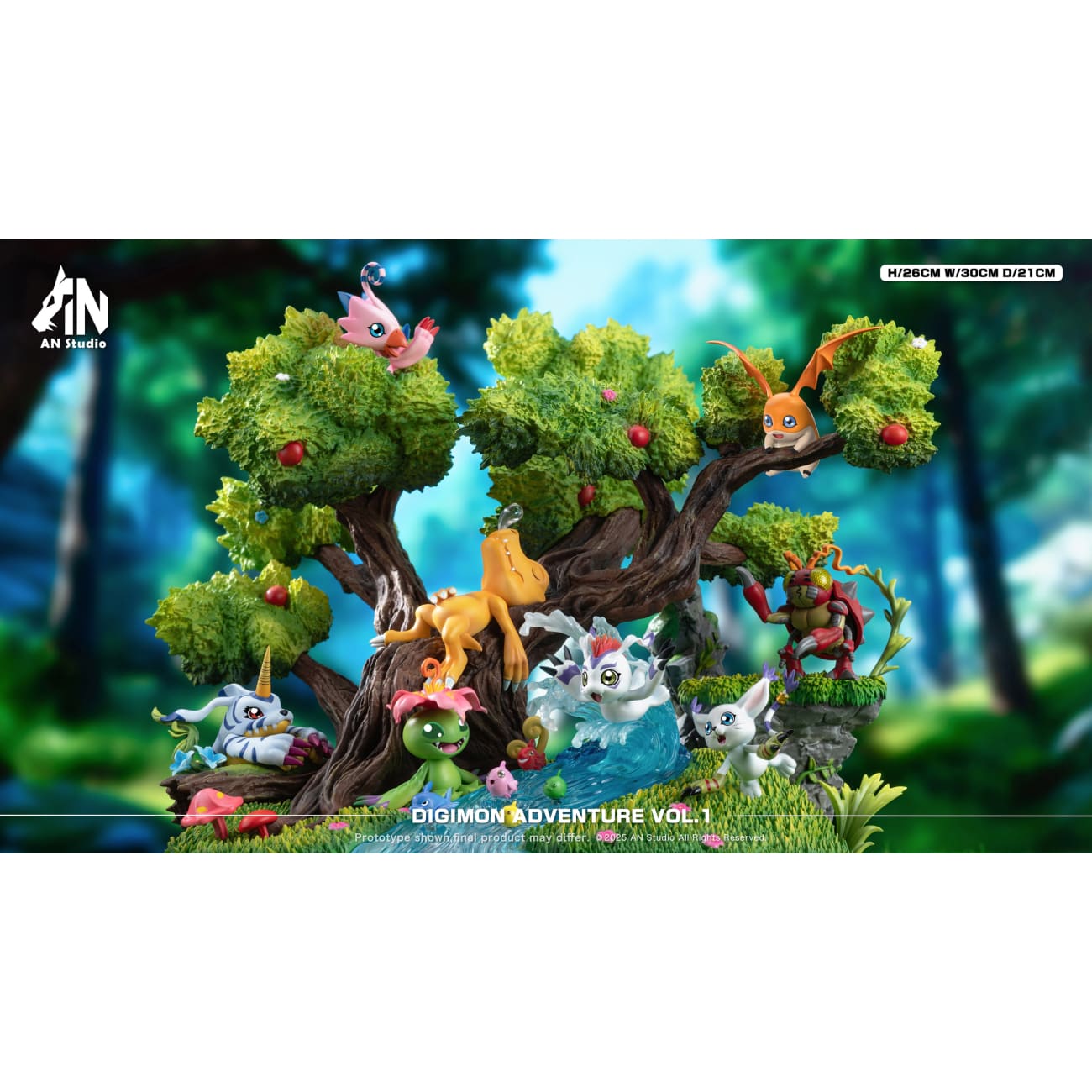 AN Studio - Digimon Desktop Ecology Series 01