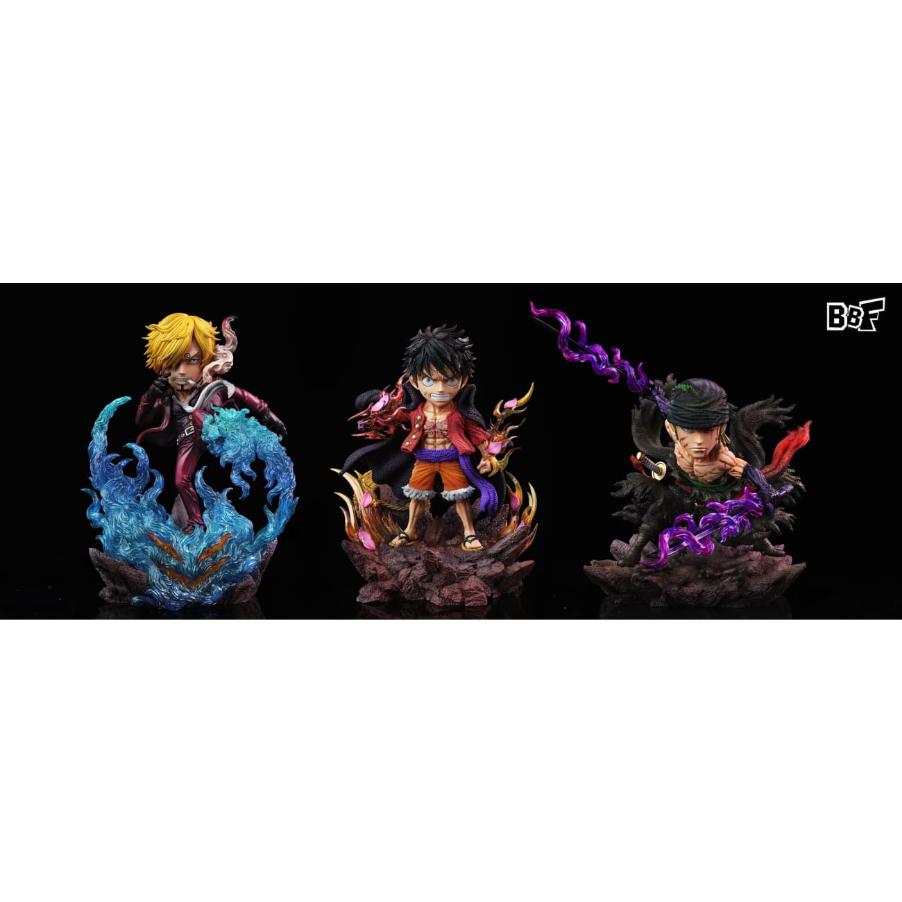 BBF Studio - Standing Gold Busoshoku Haki Monkey D. Luffy