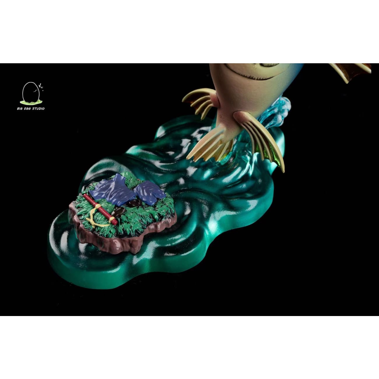 Big Egg Studio - Goku Kicking Fish