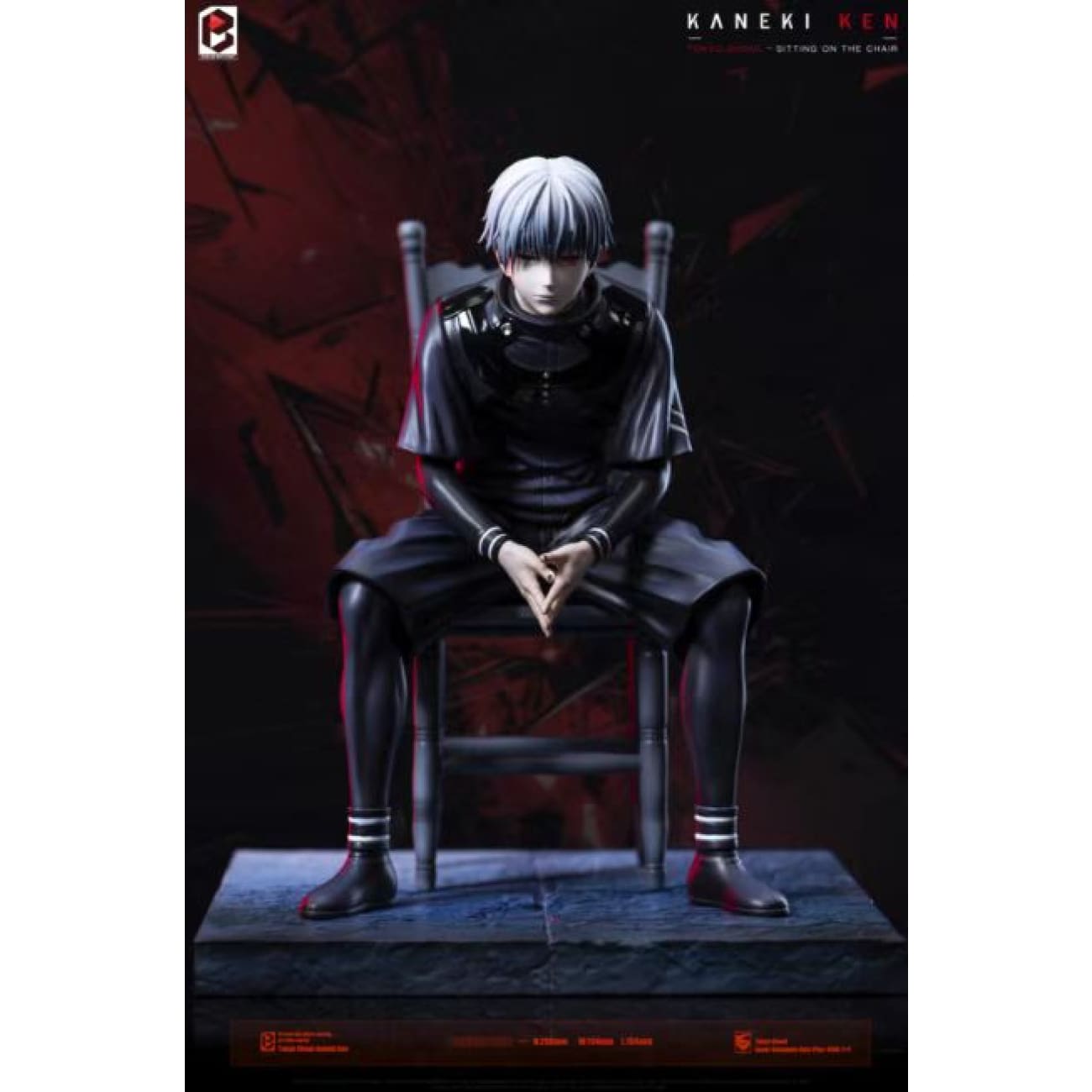 Black and White Studio / BW Studio - Ken Kaneki Sitting On Chair Standard Version 2.0