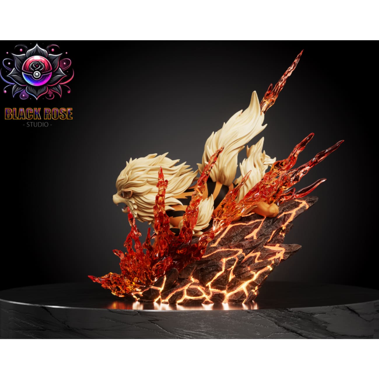 Black Rose Studio - Arcanine Evolution Group