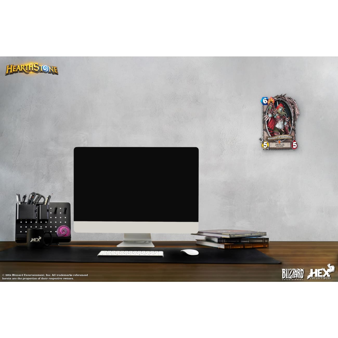 Blizzard Entertainment x HEX Collectibles - Sylvanas Windrunner Card Art Photo Frame