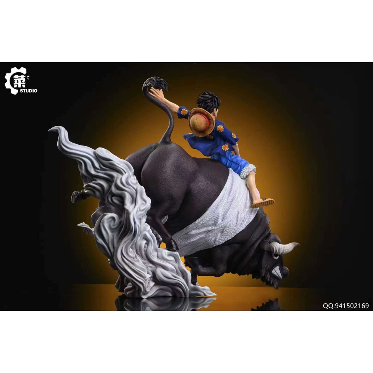 Cai Studio - Bull Riding Luffy