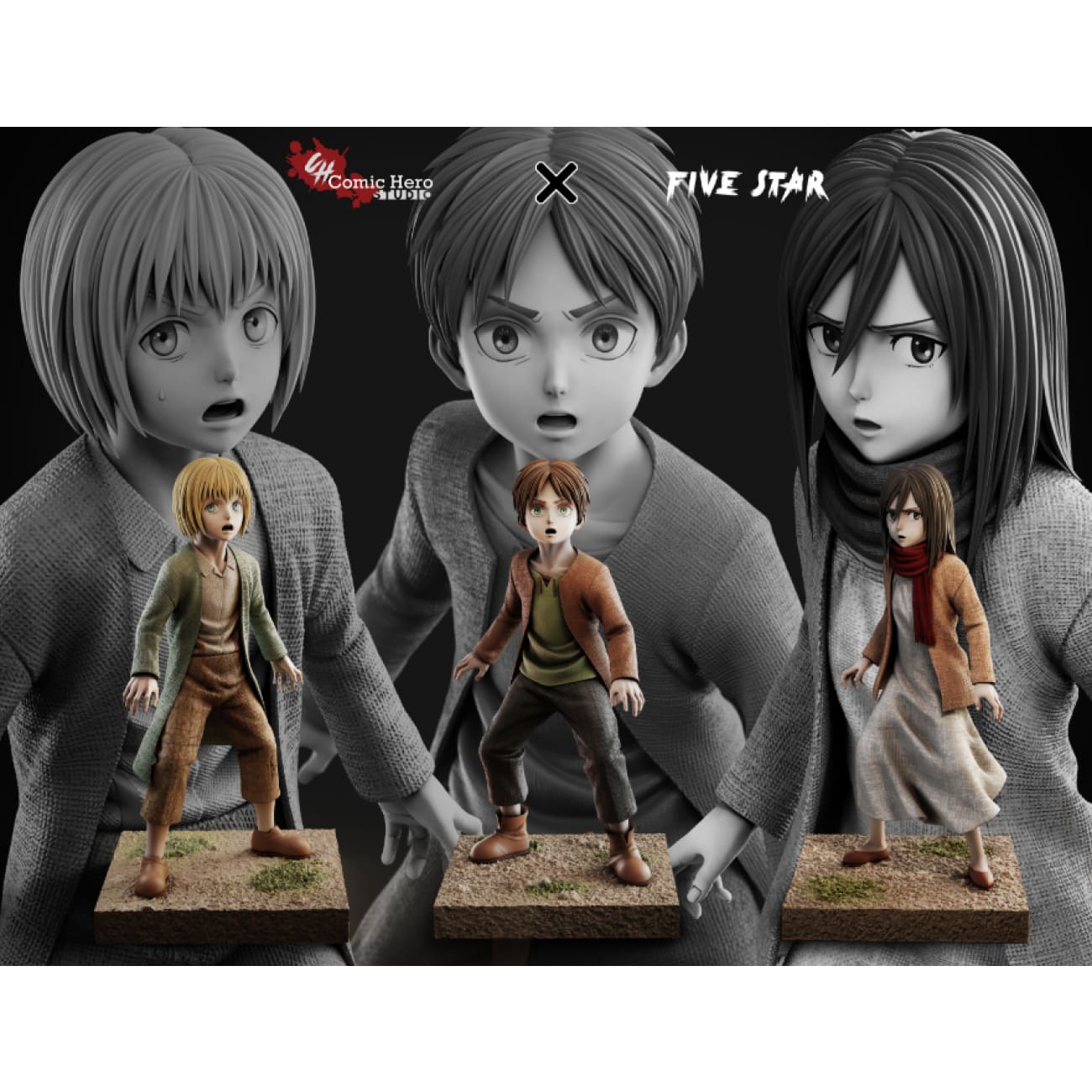 Comic Hero Studio - Childhood Mikasa Ackerman