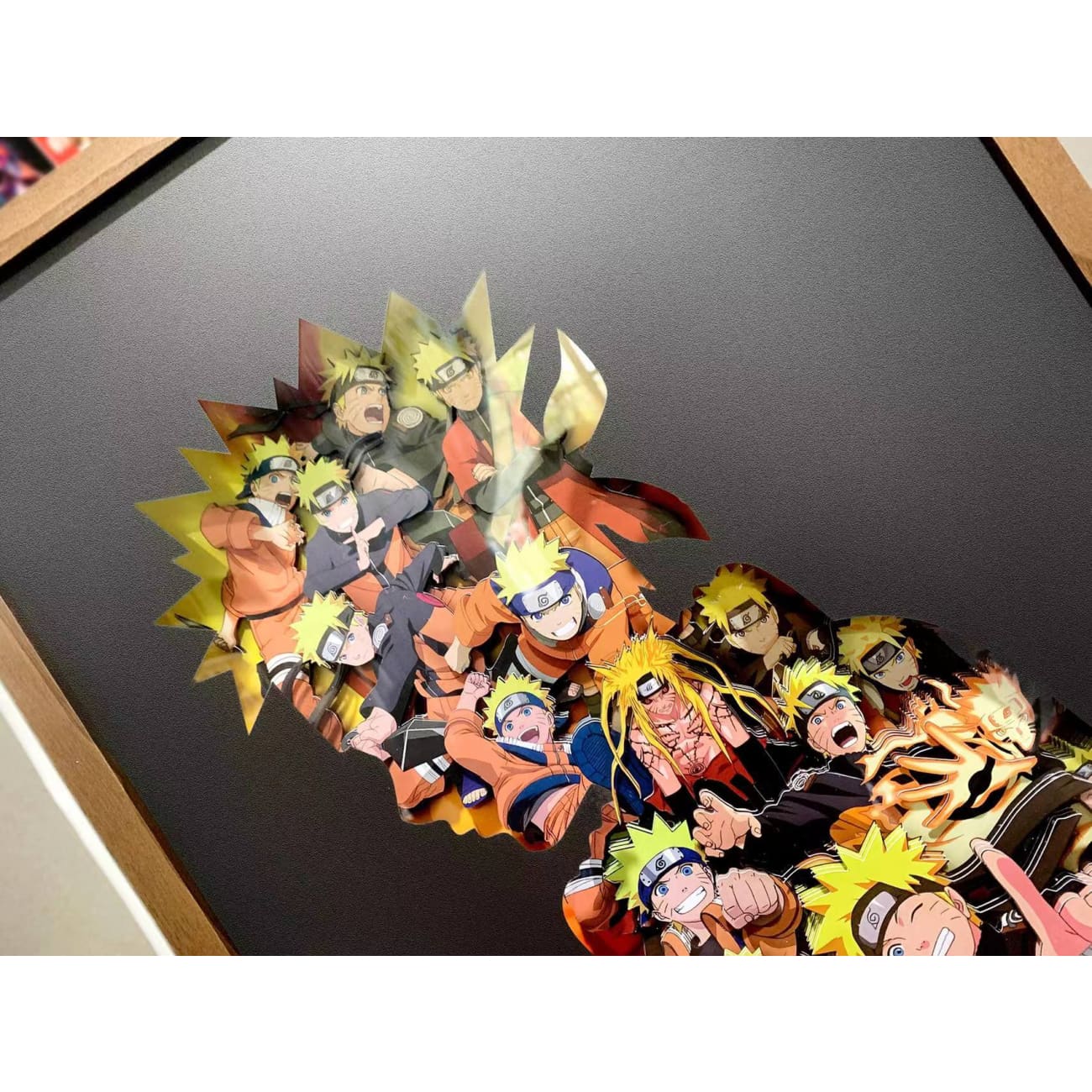 Cut out 3D layering Uzumaki Naruto Poster Frame
