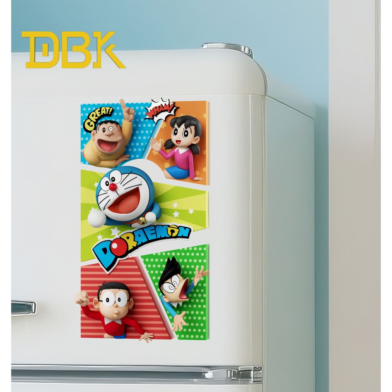 Dbk Studio - Doraemon Fridge Magnet Set - Pre-Order - Full