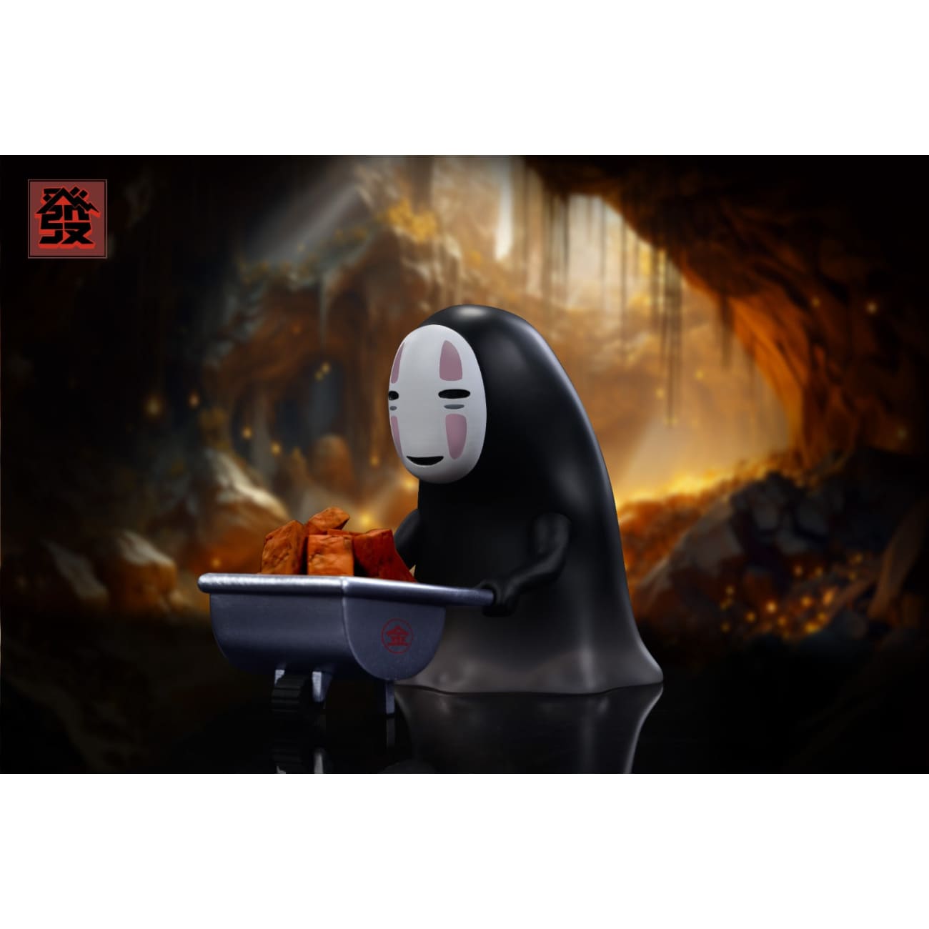 FA Studio - No Face man Carrying Bricks and Gold