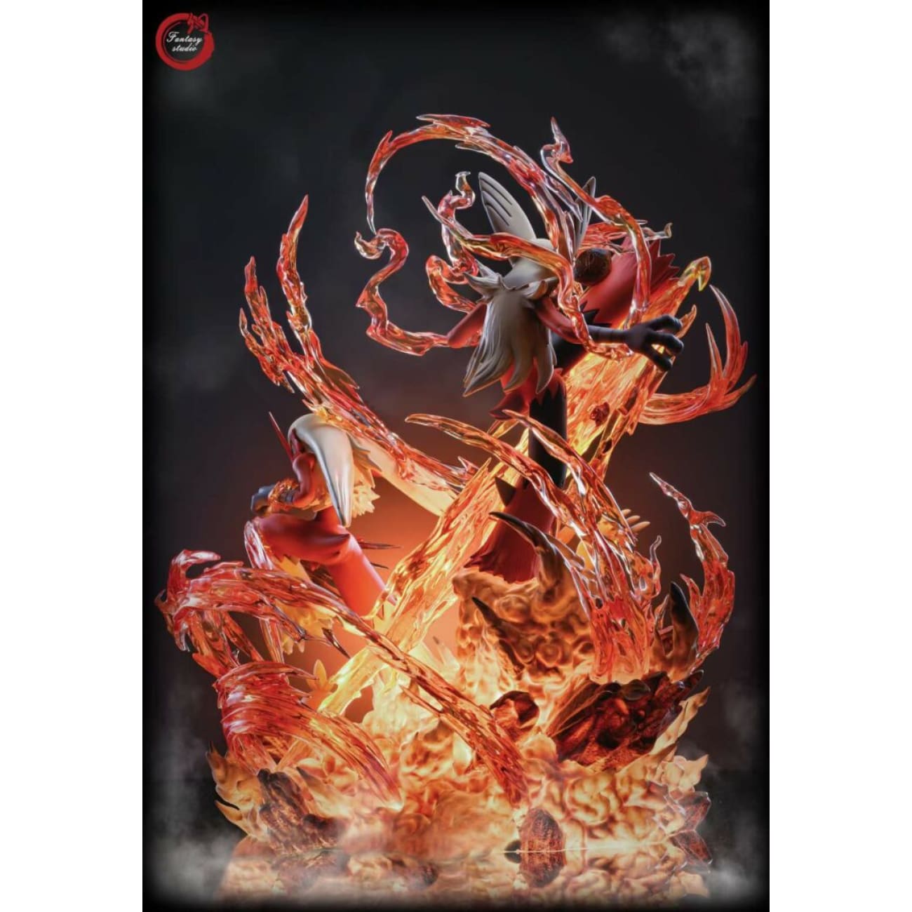 Fantasy Studio - Blaziken Family Blaze Kick