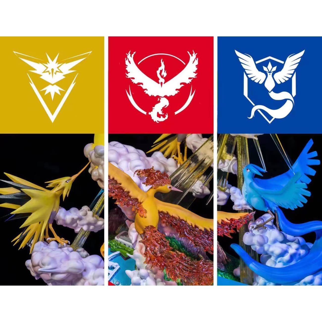 FF Studio - Legendary Birds Moltress Zapdos Articuno
