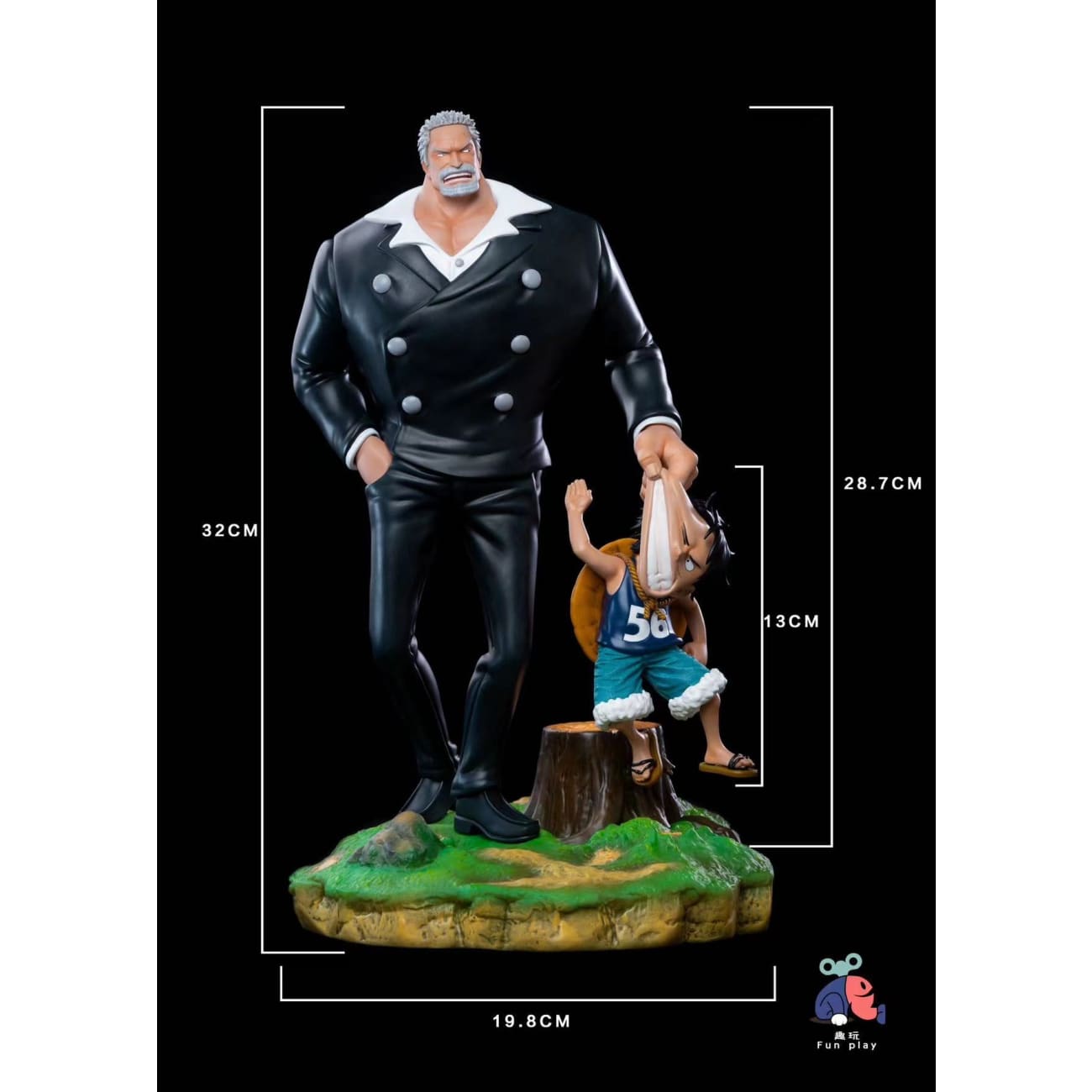 Fun Play Studio - Monkey D Garp & Monkey D. Luffy