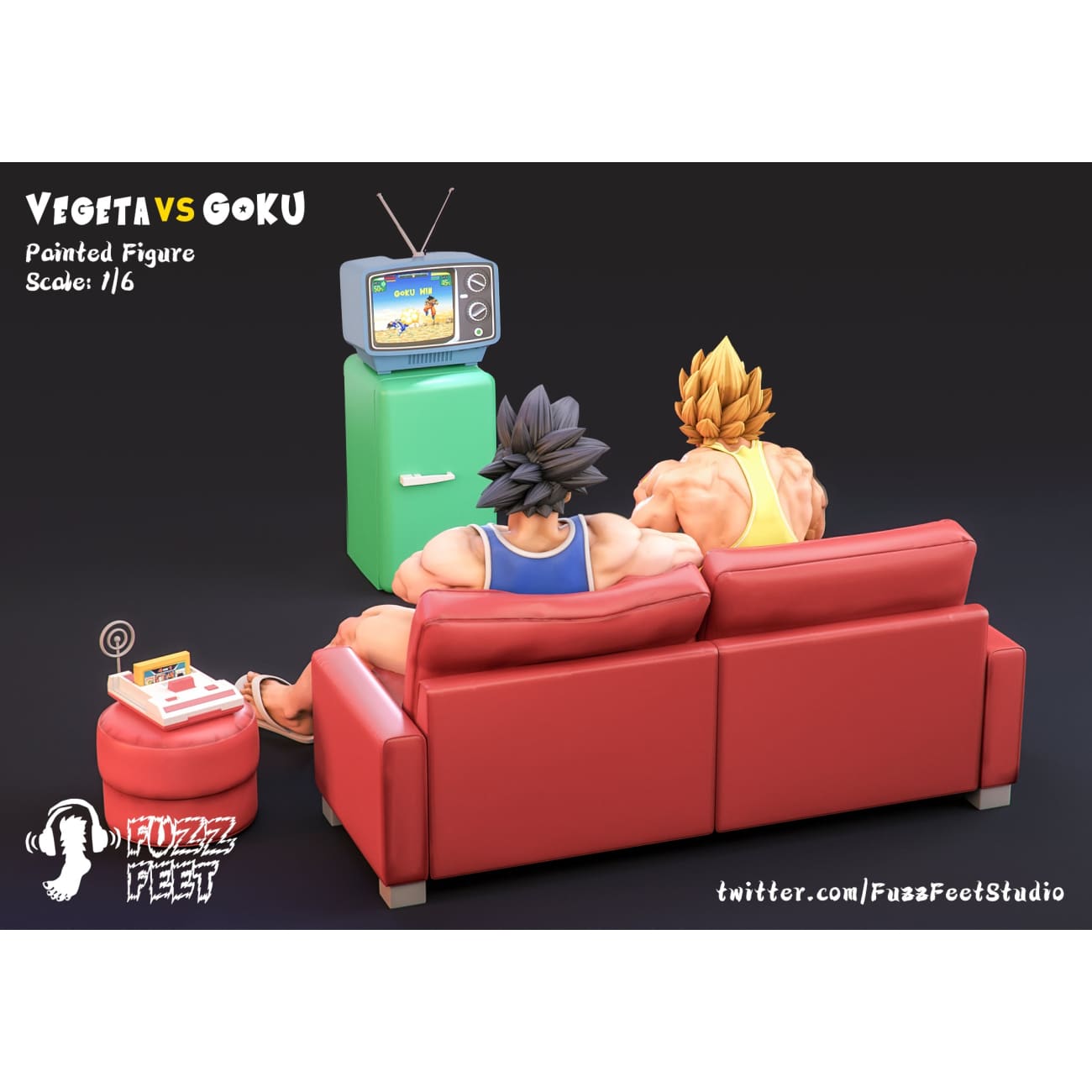 Fuzz Feet Studio - Vegeta VS Son Guko
